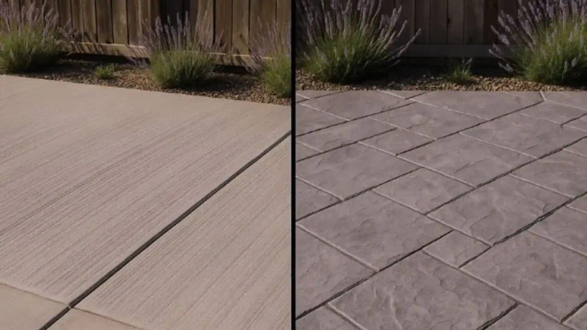 Stamped vs. Brushed Concrete in St. Louis MO